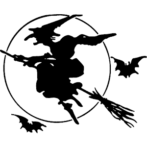 Witch on Broomstick