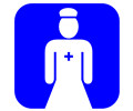 Blue Nurse Icon 2
