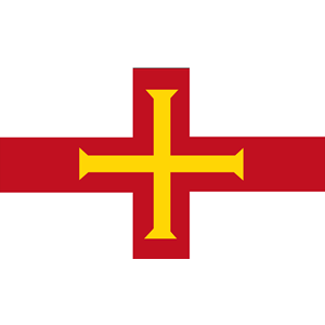 Flag of UK Guernsey