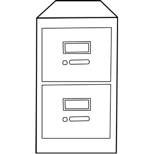 Classeur vertical / Vertical File Cabinet