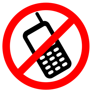 No Cell Phones Allowed
