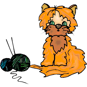 Kitten with Yarn