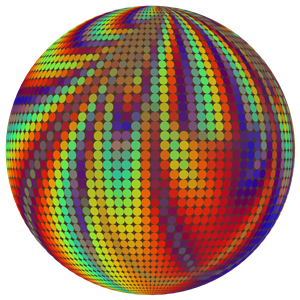 Fractal Dots 5 Sphere