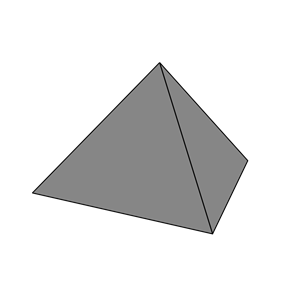 Simple Pyramid - grey