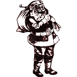 Santa with a Bag - 1907