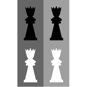 2D Chess set - Queen