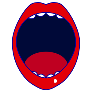 Red Open Mouth