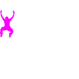 Pink Jumping Man