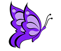 Butterfly Purple Light 01
