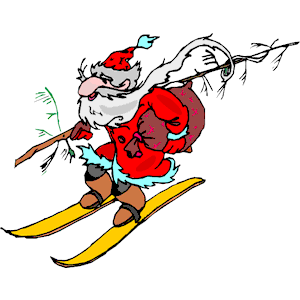 Santa Skiing 