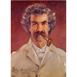 Mark Twain Portrait James Carroll Beckwith 1890