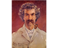 Mark Twain Portrait James Carroll Beckwith 1890