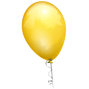 balloon yellow aj