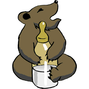 Bear Cub with Bottle