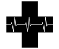Red Cross First Aid Icon Optimized Silhouette