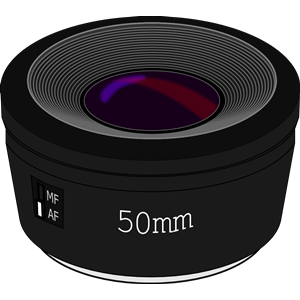 50mm camera lens