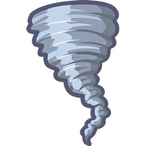 Simple Cartoon Tornado