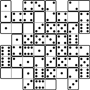 Full Set of Double-Six Dominos