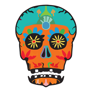 Day Of The Dead Skull By Potionanimation D Fy M