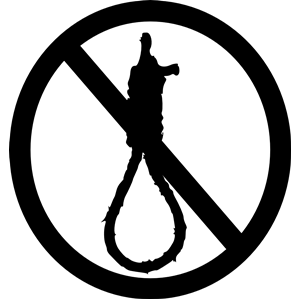 No Death Penalty Sign