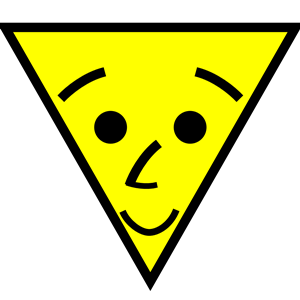 Triangle face smiles