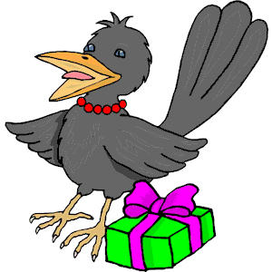 Blackbird with Gift