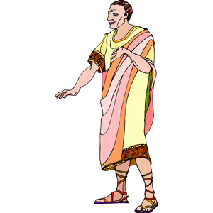 Shakespeare characters - emperor (colour)