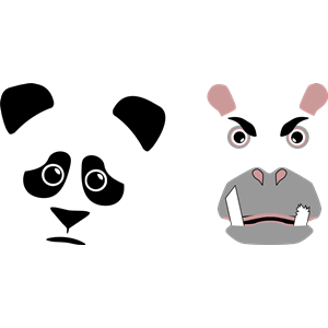 Panda & Hippo - Best Friends Forever (BFF)