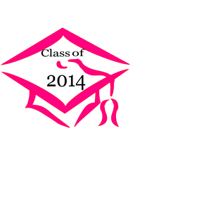Class Of 2014 Graduation Cap - Pink