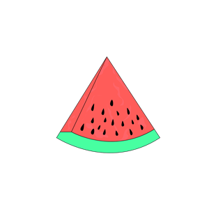 Slice Watermelon Sketch