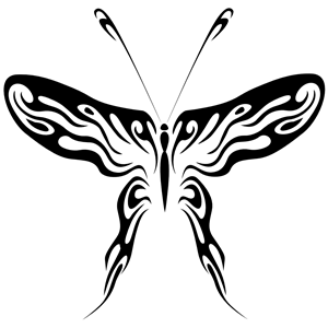 Butterfly Line Art 11