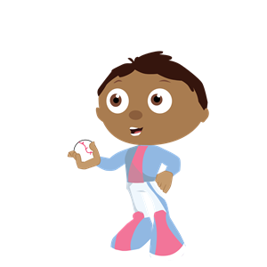 Boy with Baseball