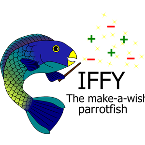 Iffy, the make-a-wish Parrotfish