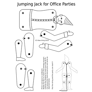 Jumping Jack coloring page