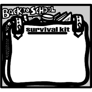 School Survival Kit Frame