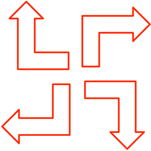 L-shaped arrow set 1