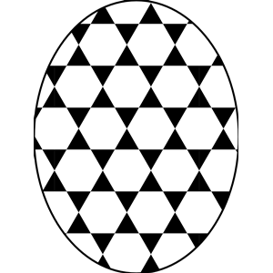 pattern star hexagonal