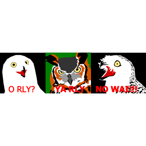 Three Owls Meme Clip Art