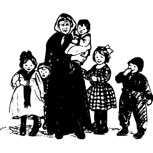 granny with children
