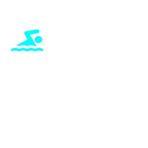 Blue Swim Icon