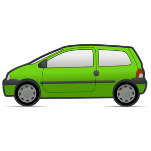Green Renault Twingo