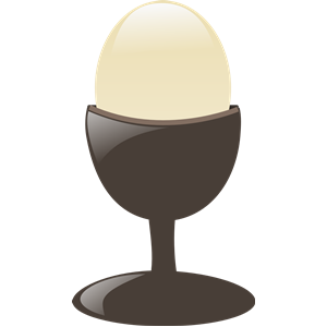 egg with egg-holder