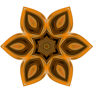 Ornament with hexagonal symmetry