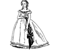 Lady in dress 2