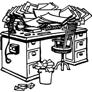 Messy Desk