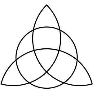 Triquetra with Circle