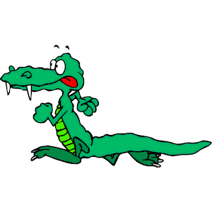 Alligator Running
