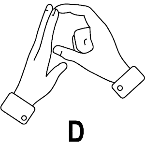 Sign Language D