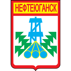 Coat of arms of Nyeftyeyugansk (Russia)