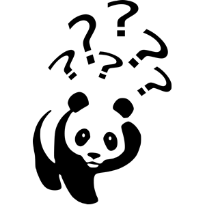 panda point d'interrogation